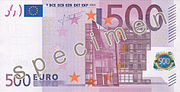 500 Euro, Vorderseite