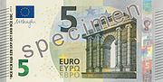 5 Euro, Vorderseite