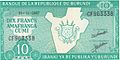 10 Burundi-Franc Banknote