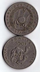 100 Dschibuti-Francs Münze