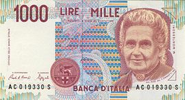 1000 Italienische Lira