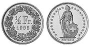 50 Rappen Münze