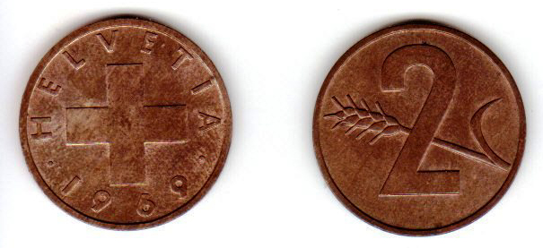 Der Schweizer Franken - die aktuellen Münzen